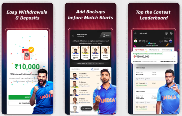 Dream 11 screen shots 2