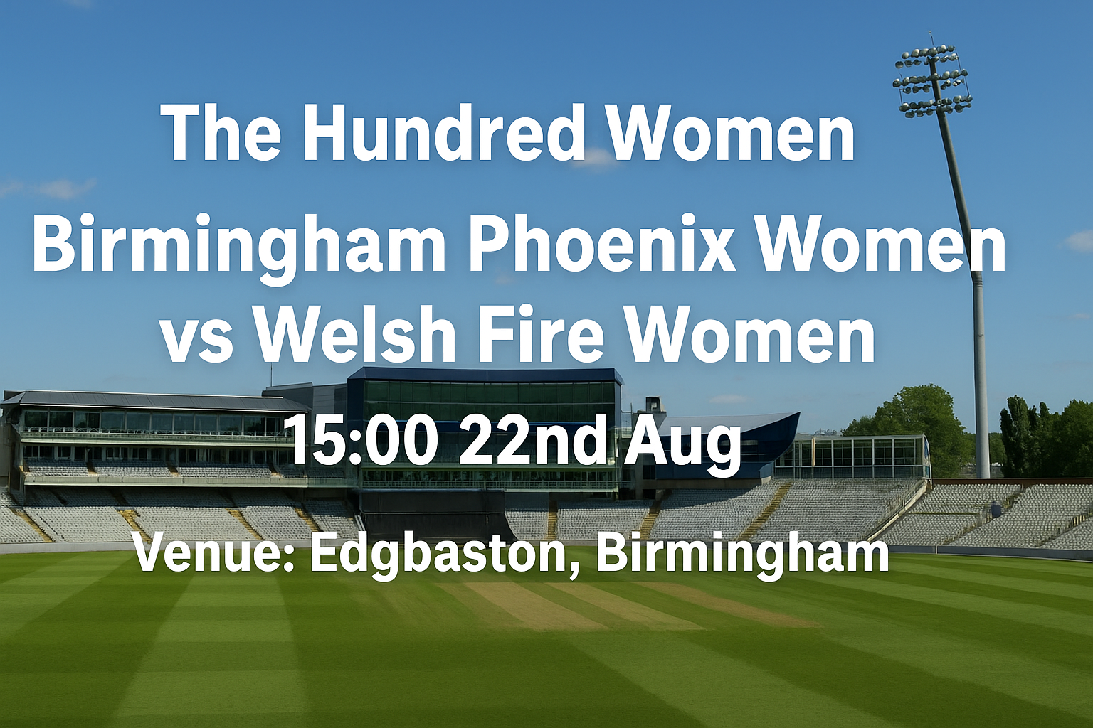 Read more about the article Birmingham Phoenix Women v Welsh Fire Women – 22 August – Preview & Prediction