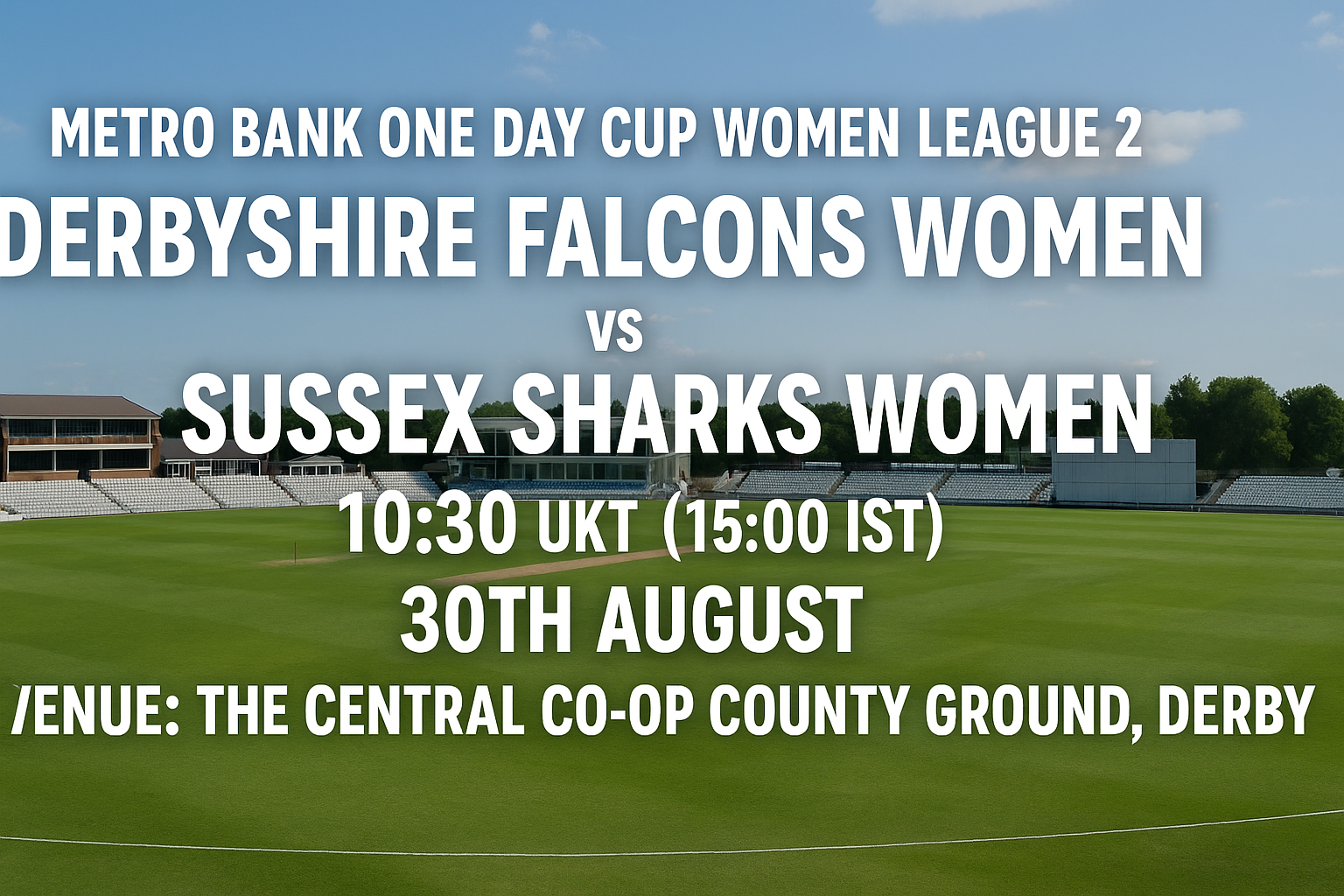 Read more about the article Derbyshire Falcons Women v Sussex Sharks Women – 30 August – Preview & Prediction