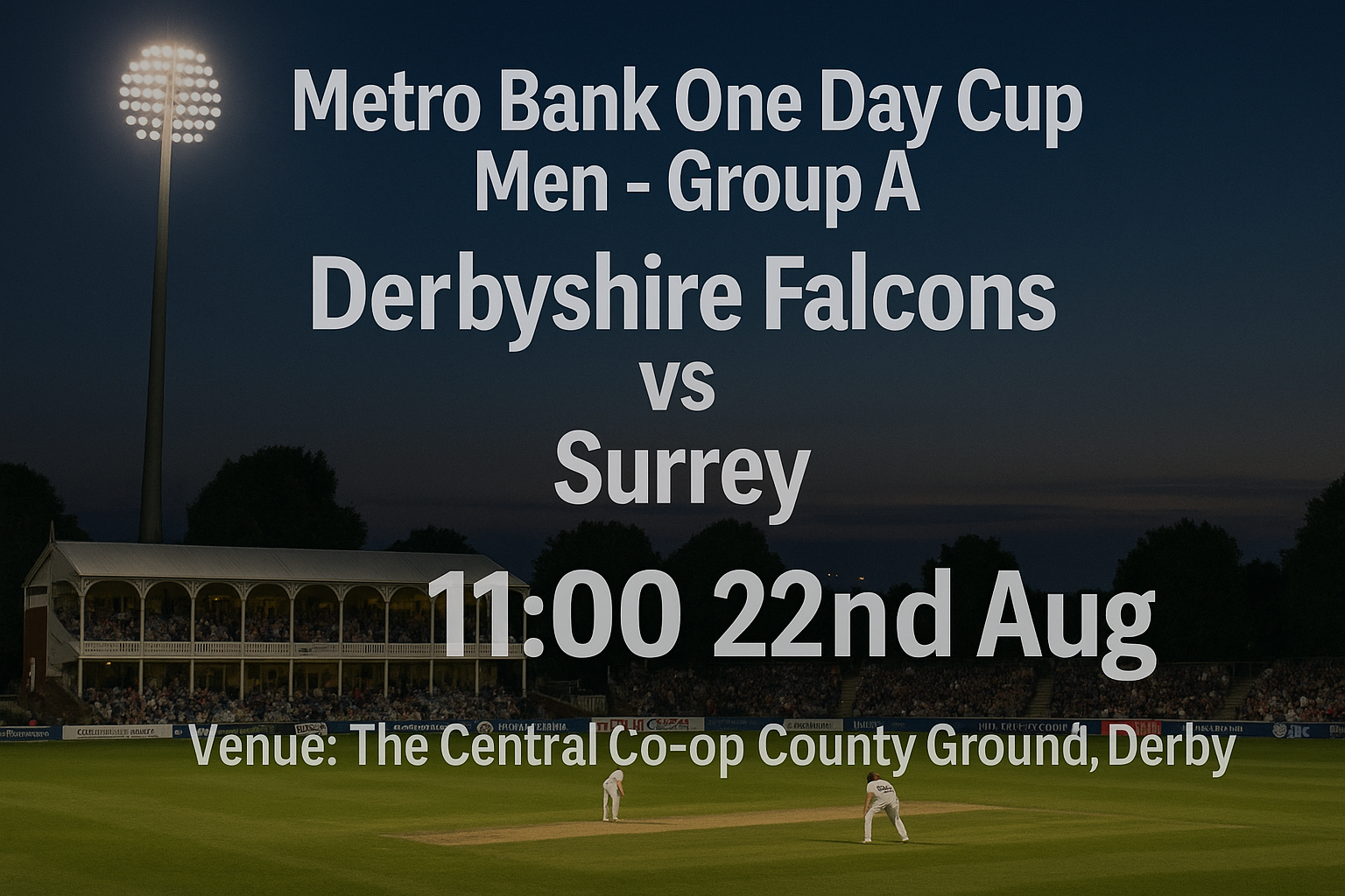 Read more about the article Derbyshire Falcons v Surrey – 22 August – Preview & Prediction