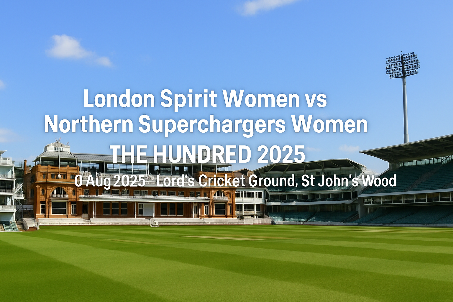 Read more about the article London Spirit Women vs Northern Superchargers Women – 20th August – Preview & Prediction