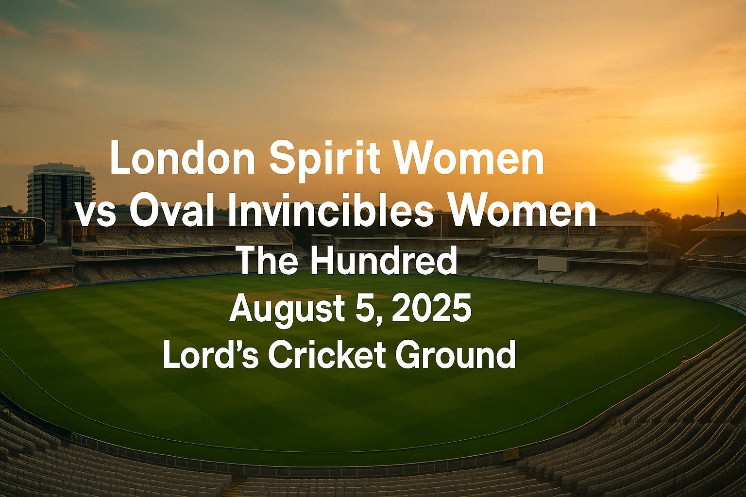 Read more about the article London Spirit Women vs Oval Invincibles Women – Aug 5 2025 – Preview & Predictions