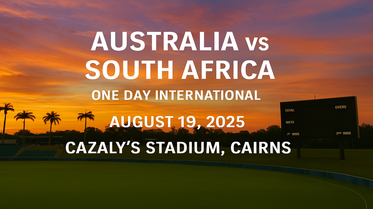 Read more about the article Australia vs South Africa – Aug 19 2025 – Preview & Predictions