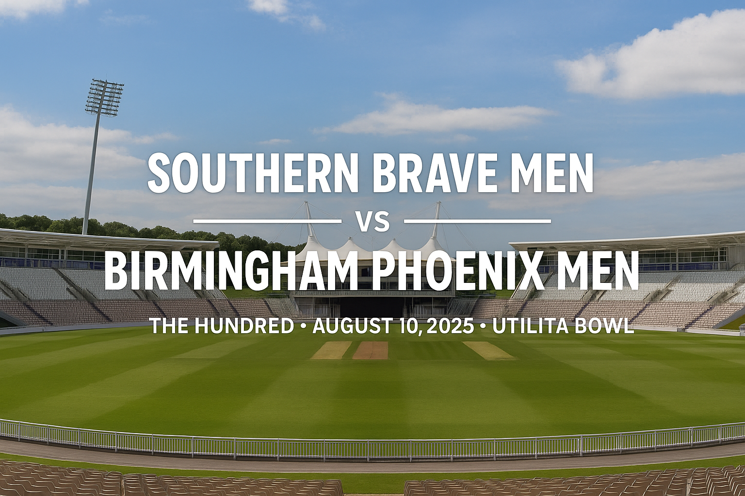 Read more about the article Southern Brave Men vs Birmingham Phoenix Men – Aug 10 2025 – Preview & Predictions