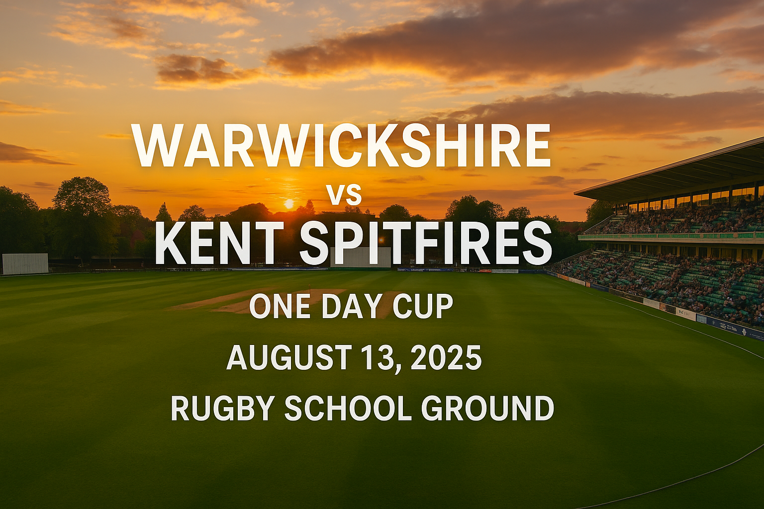 Read more about the article Warwickshire vs Kent Spitfires – Aug 13 2025 – Preview & Predictions