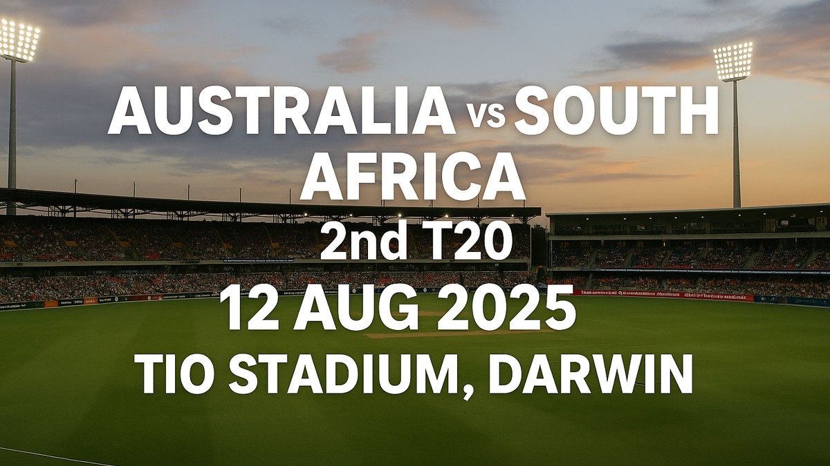 Read more about the article Australia vs South Africa – 12 Aug 2025 T20I Preview & Prediction