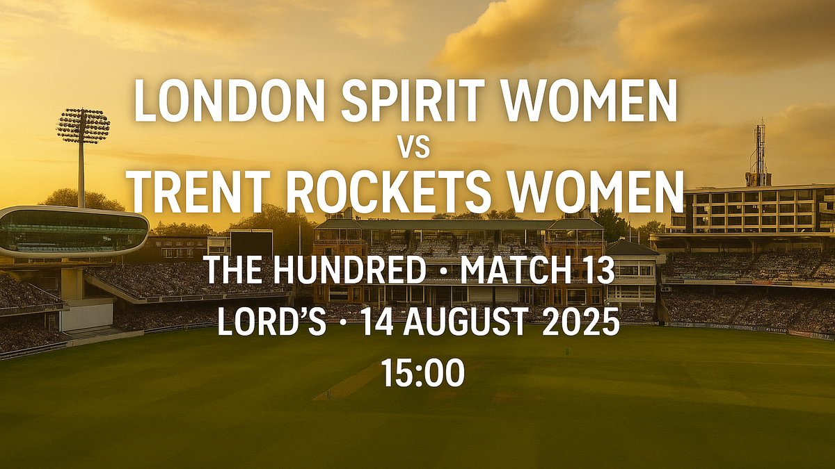 Read more about the article London Spirit Women vs Trent Rockets Women – 14 Aug 2025 Preview & Prediction