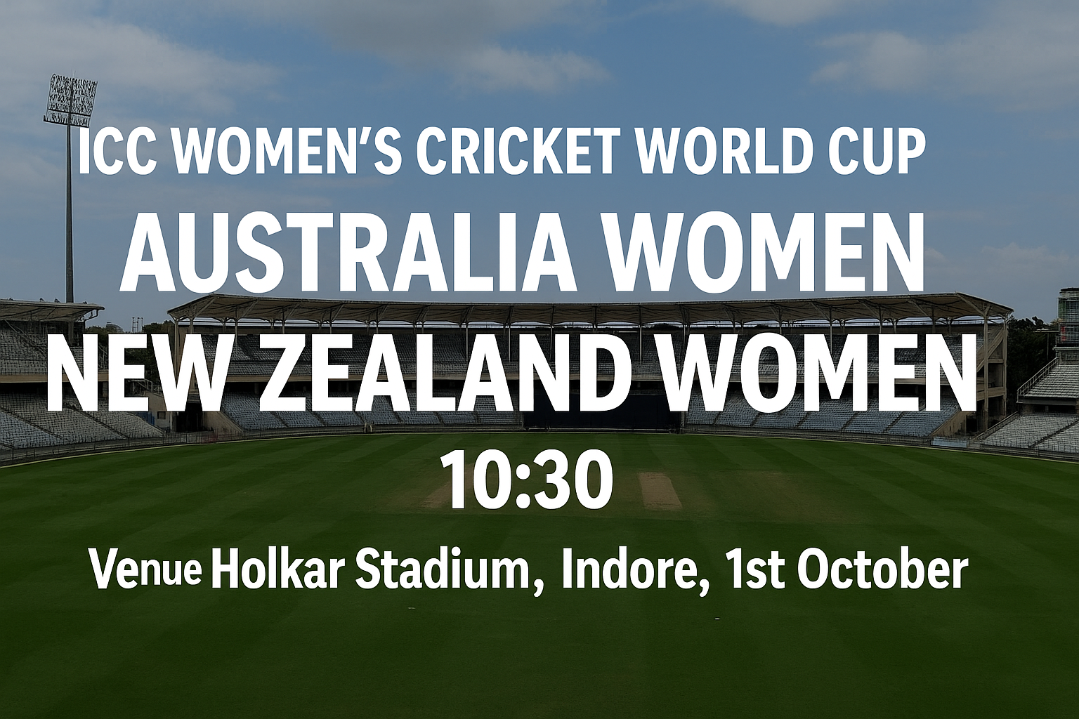 Read more about the article Australia Women v New Zealand Women – 1 October – Preview & Prediction