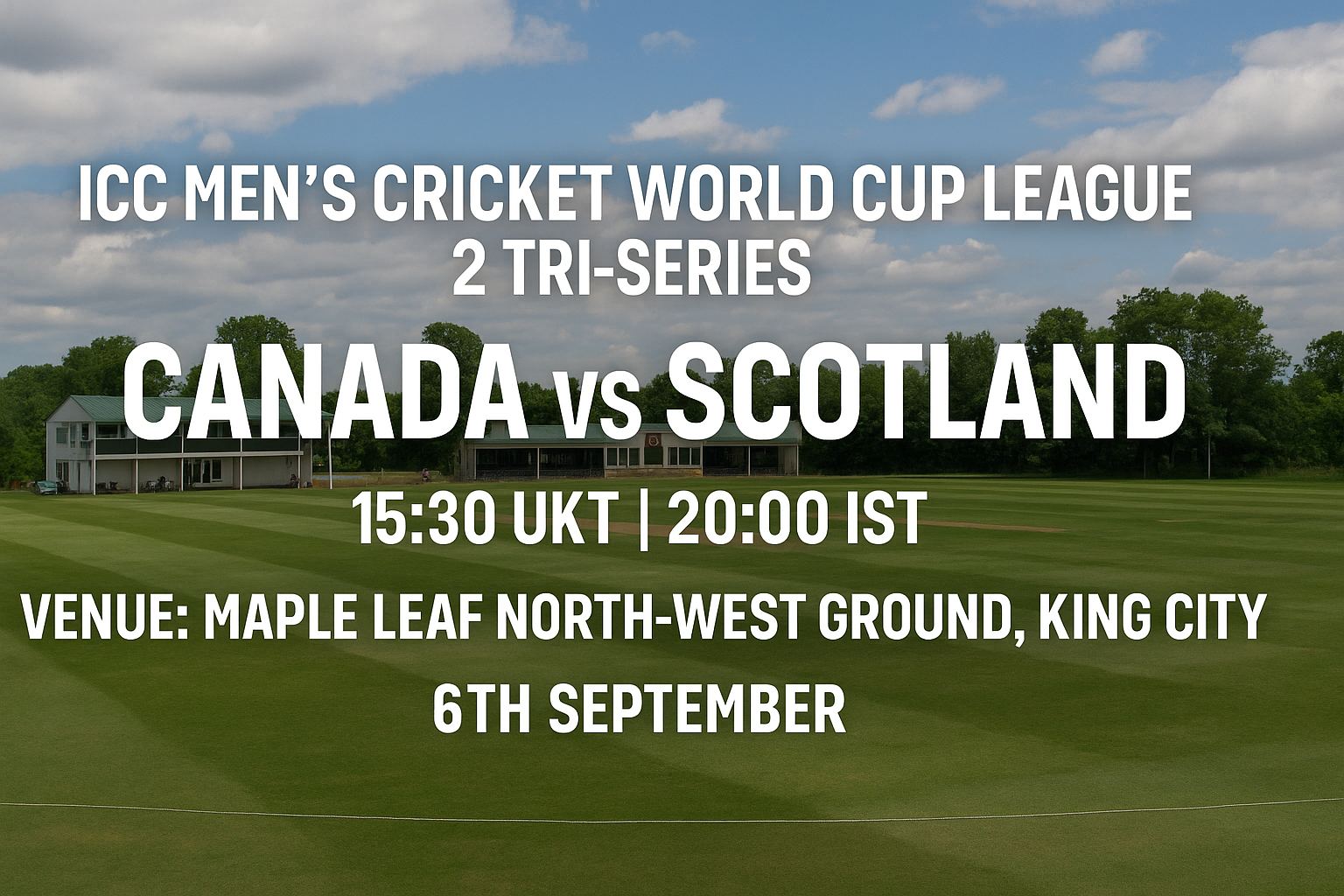 Read more about the article Canada v Scotland – 6 September – Preview & Prediction