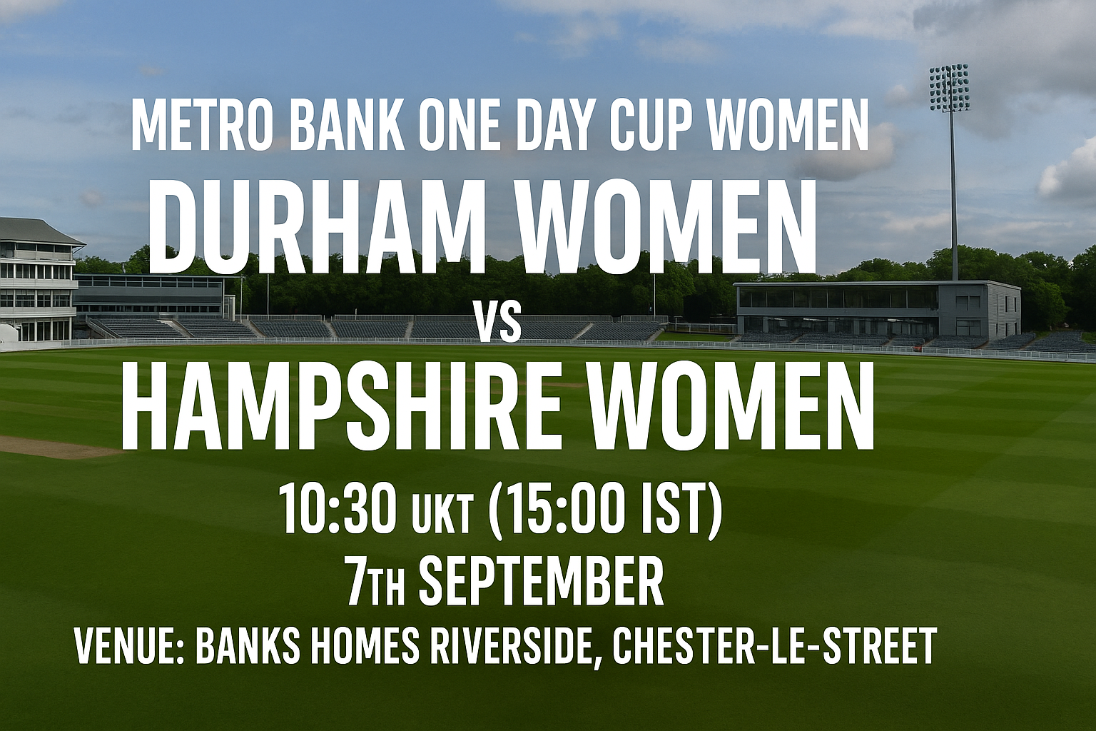 Read more about the article Durham Women v Hampshire Women – 7 September – Preview & Prediction