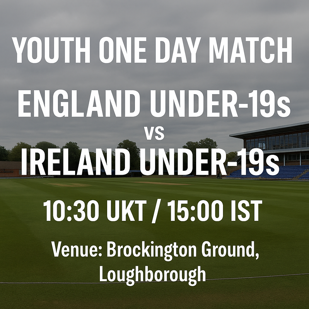 Read more about the article England U19 v Ireland U19 – 2 September – Preview & Prediction