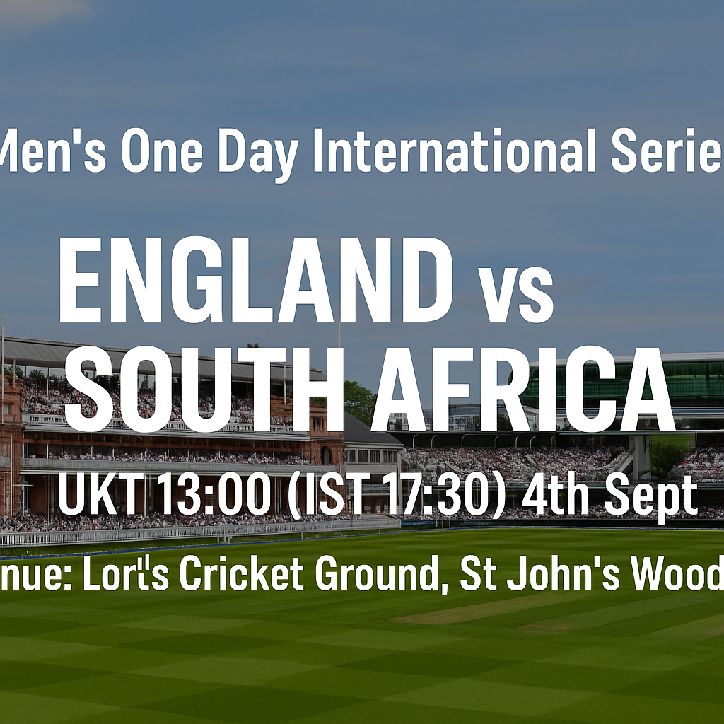 Read more about the article England v South Africa – 4 September – Preview & Prediction
