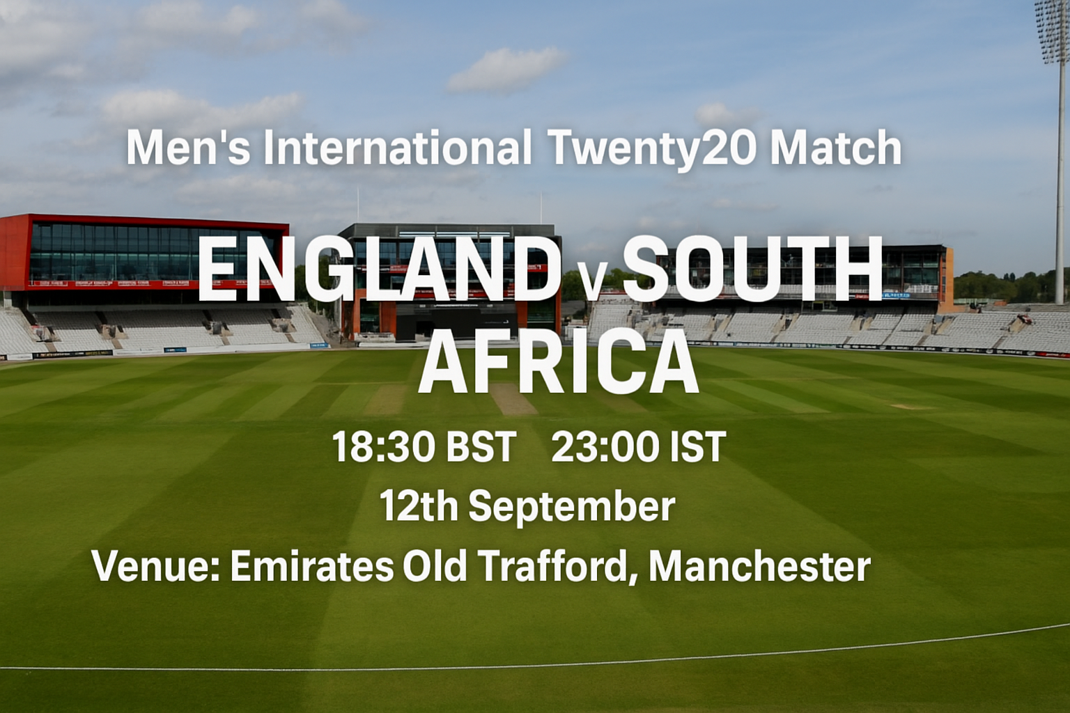 Read more about the article England v South Africa – 12 September – Preview & Prediction