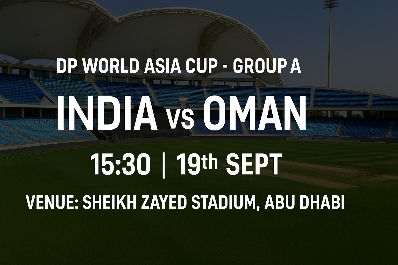 Read more about the article India v Oman – 19 September – Preview & Prediction