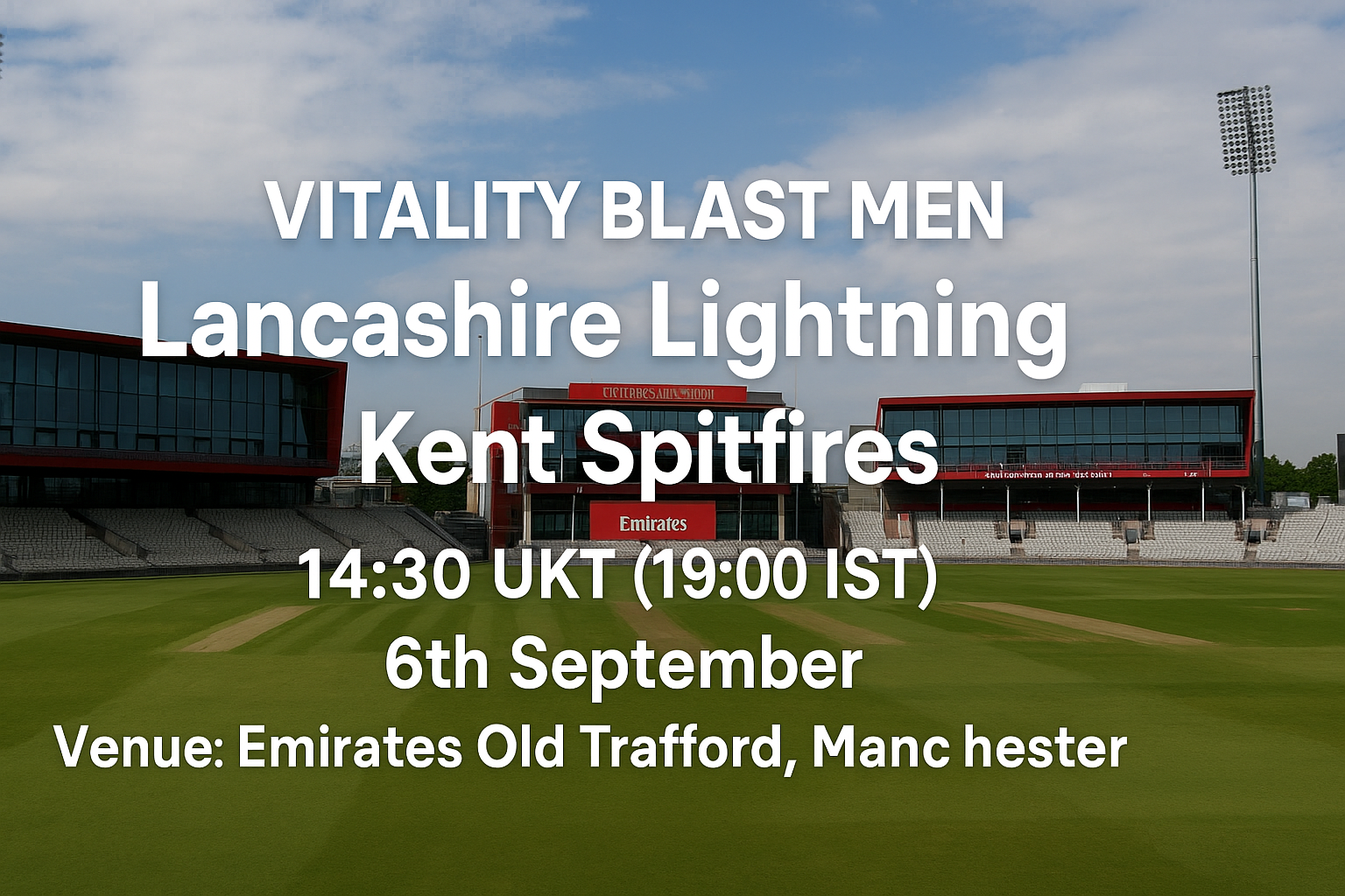 Read more about the article Lancashire Lightning v Kent Spitfires – 6 September – Preview & Prediction