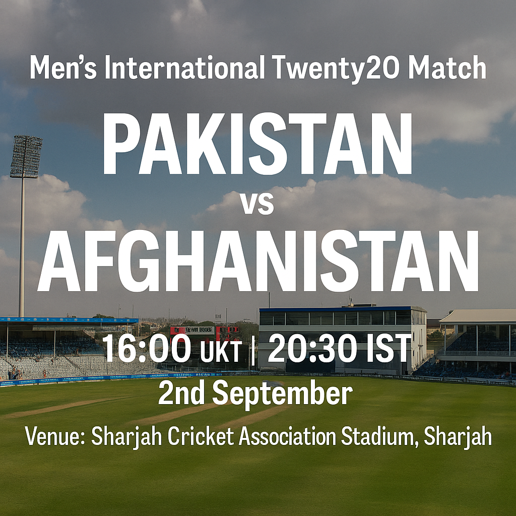 Read more about the article Pakistan v Afghanistan – 2 September – Preview & Prediction