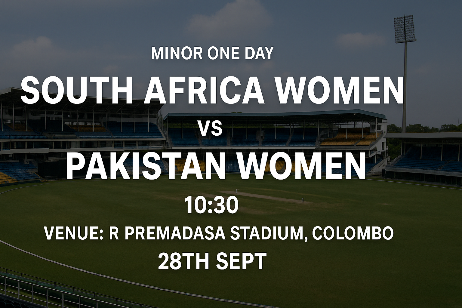 Read more about the article South Africa Women v Pakistan Women – 28 September – Preview & Prediction