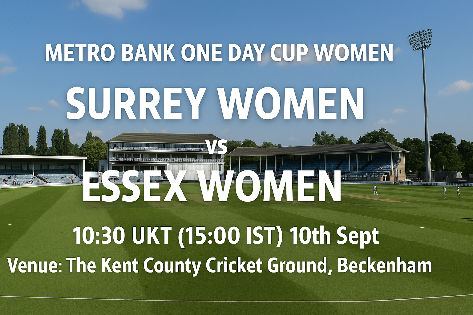 Read more about the article Surrey Women v Essex Women – 10 September – Preview & Prediction