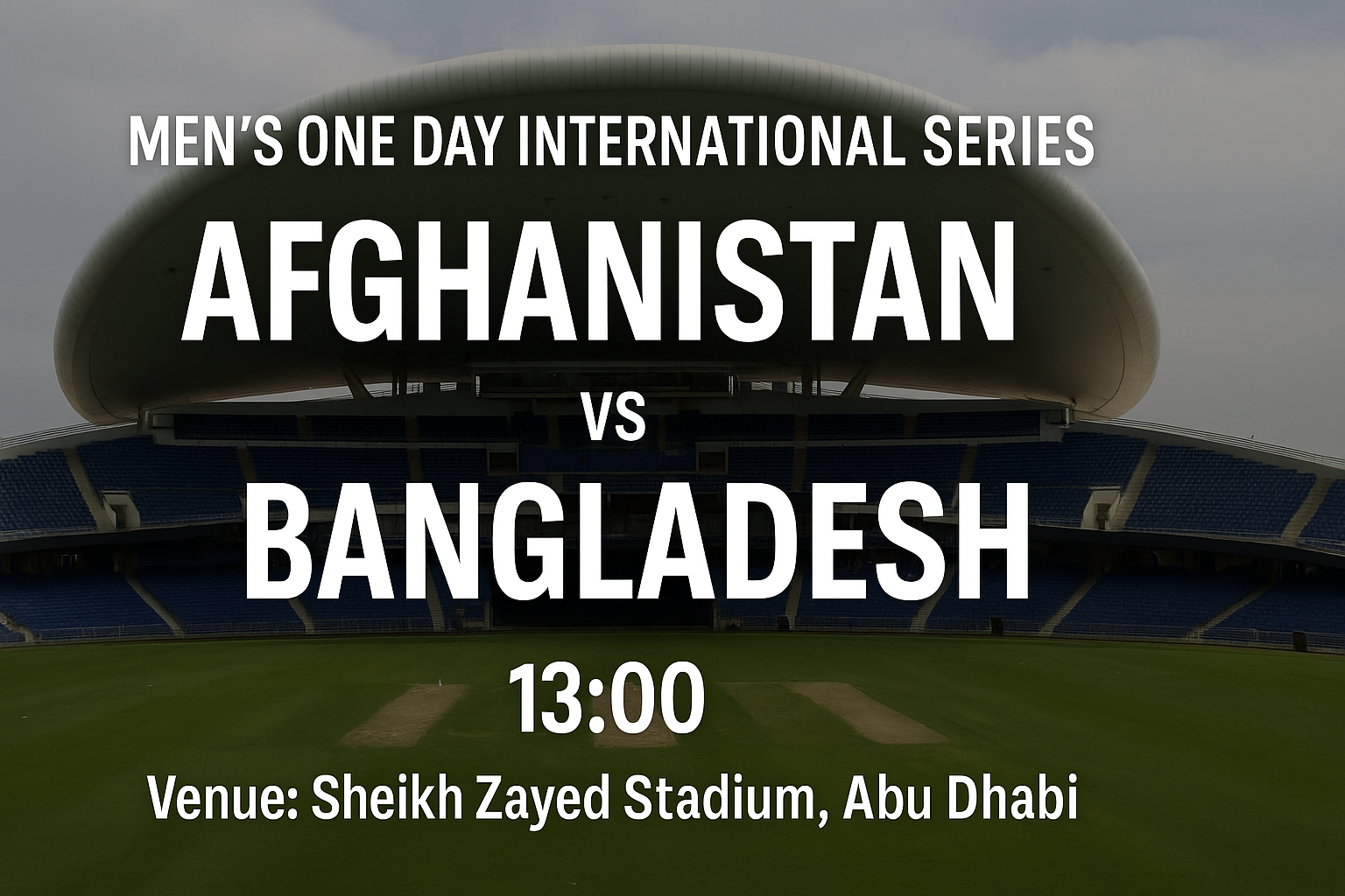 Read more about the article Afghanistan v Bangladesh – 11 October – Preview & Prediction