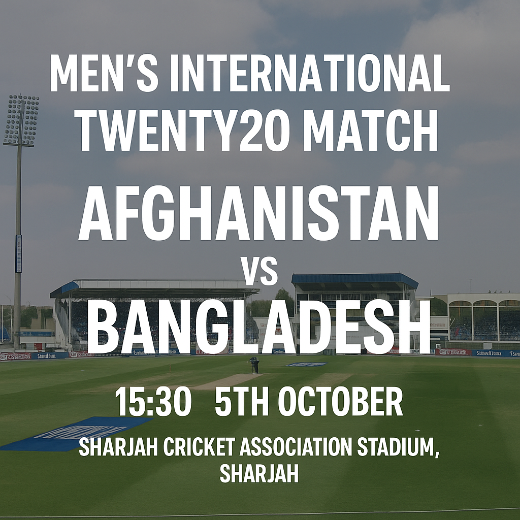 Read more about the article Afghanistan v Bangladesh – 5 October – Preview & Prediction