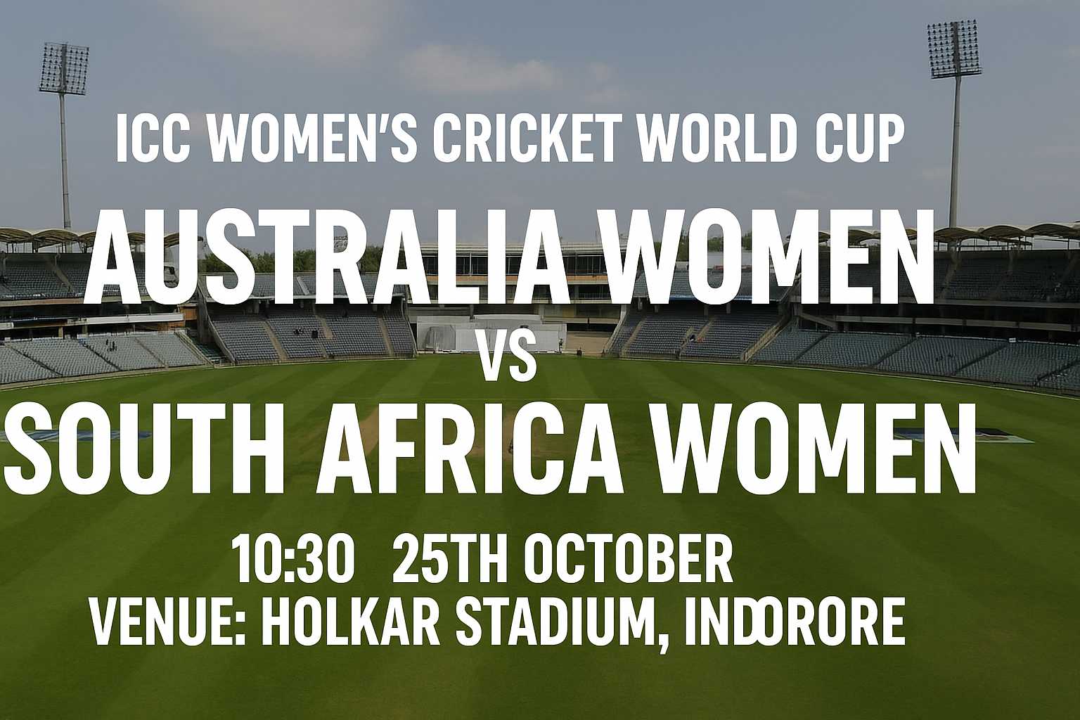 Read more about the article Australia Women v South Africa Women – 25 October – Preview & Prediction