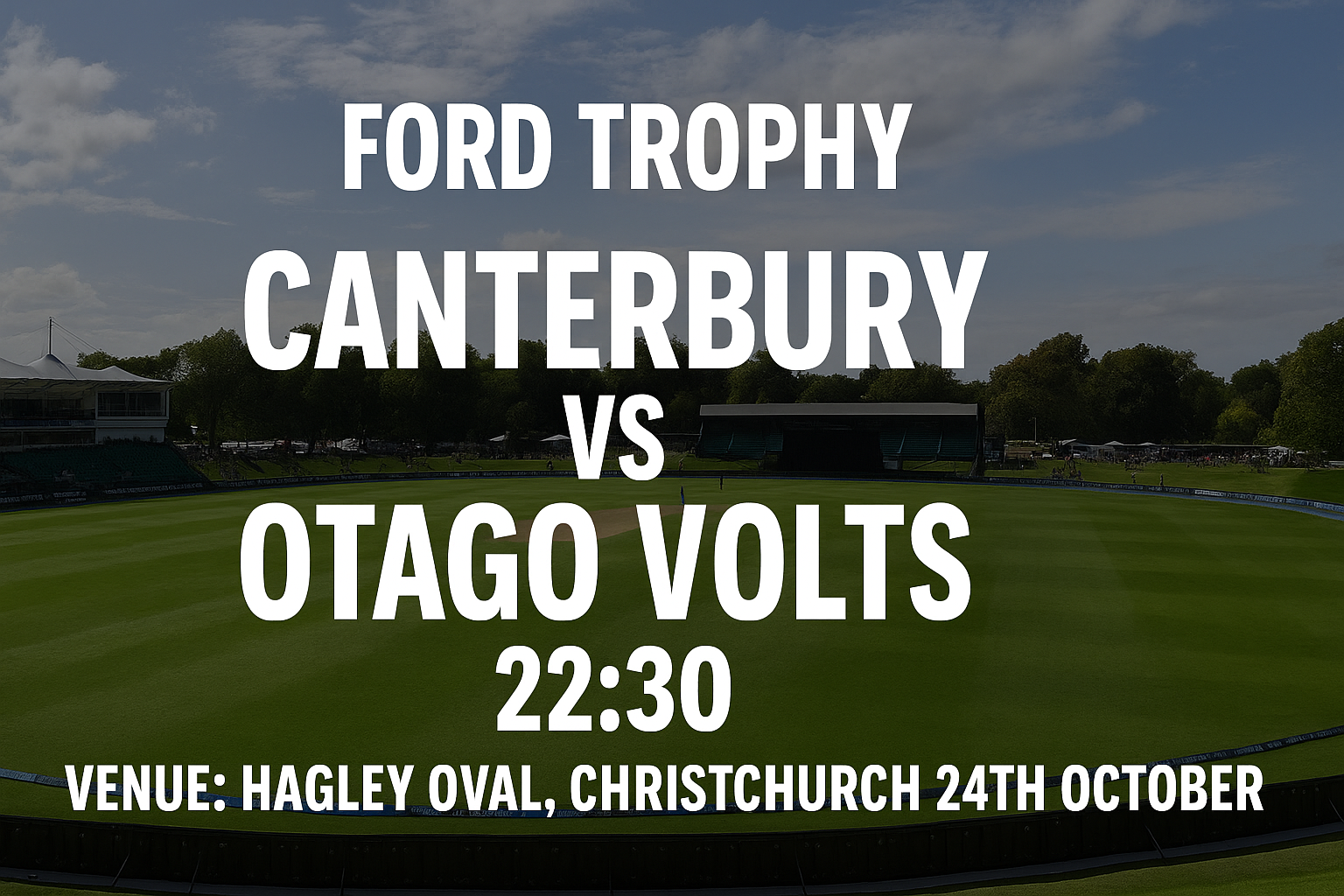 Read more about the article Canterbury v Otago Volts – 24 October – Preview & Prediction