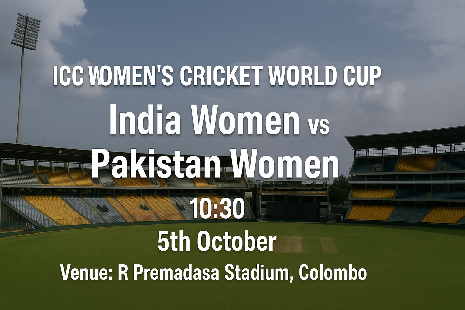 Read more about the article India Women v Pakistan Women – 5 October – Preview & Prediction