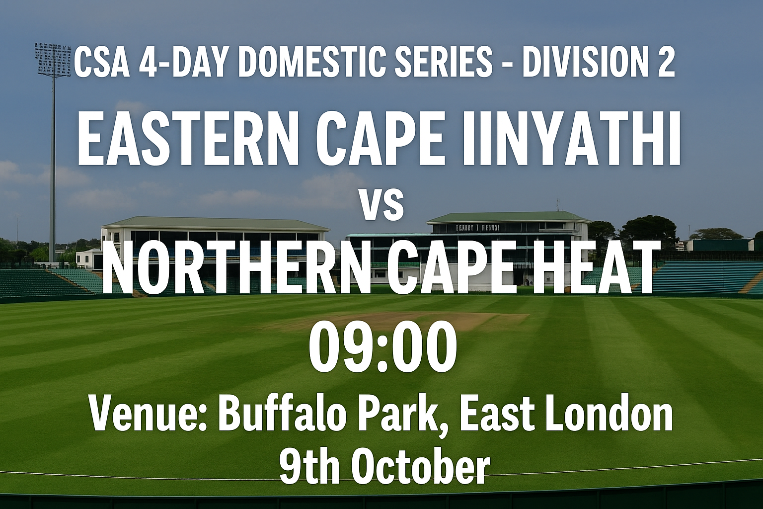 Read more about the article Eastern Cape Iinyathi v Northern Cape Heat – 9 October – Preview & Prediction
