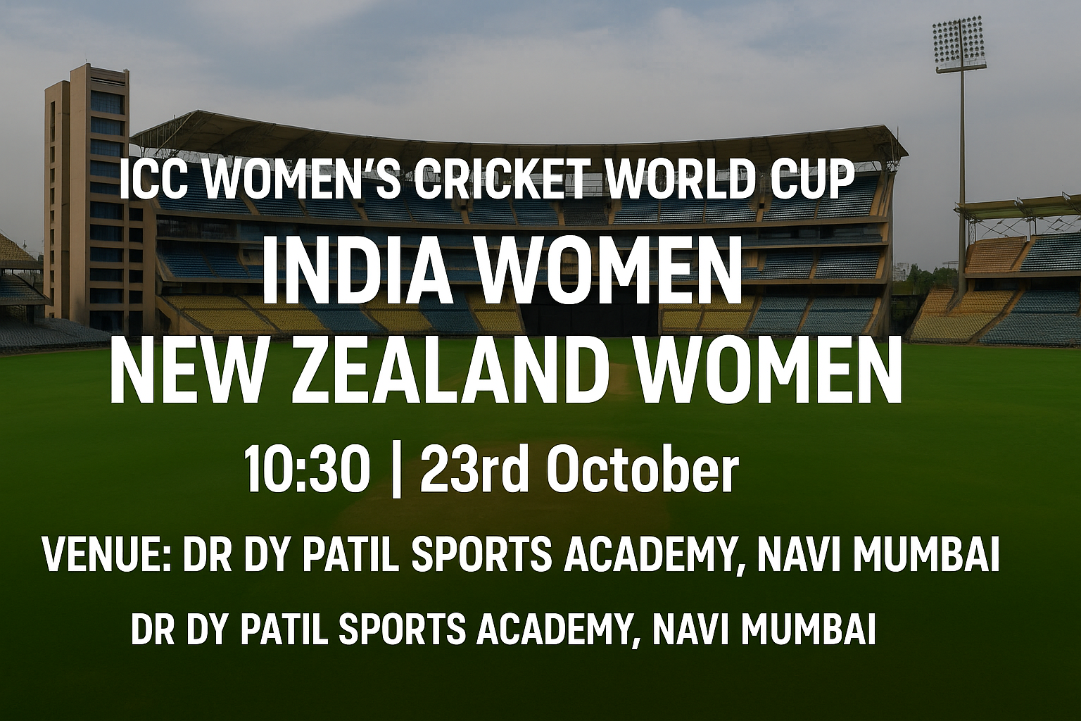 Read more about the article India Women v New Zealand Women – 23 October – Preview & Prediction