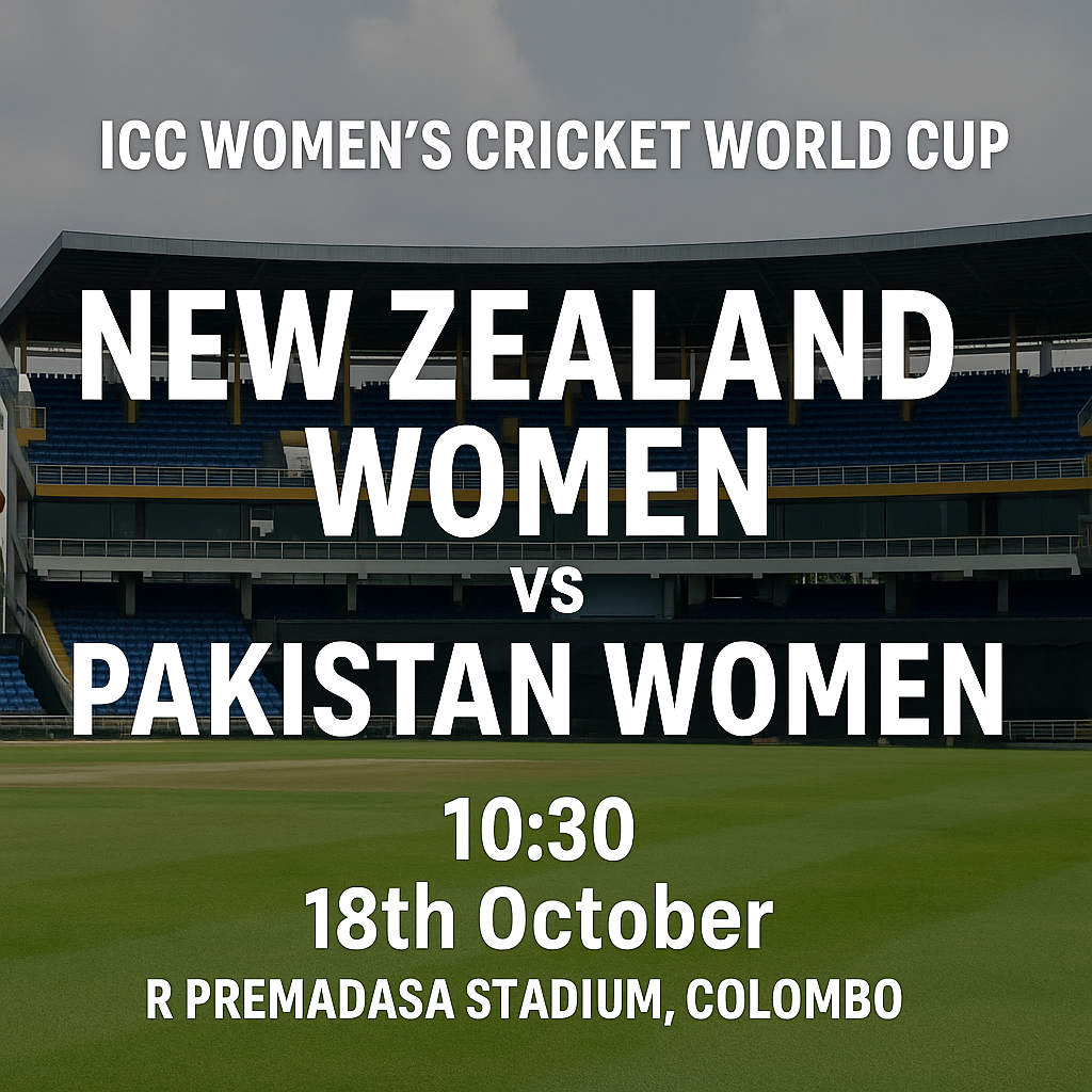 Read more about the article New Zealand Women v Pakistan Women – 18 October – Preview & Prediction