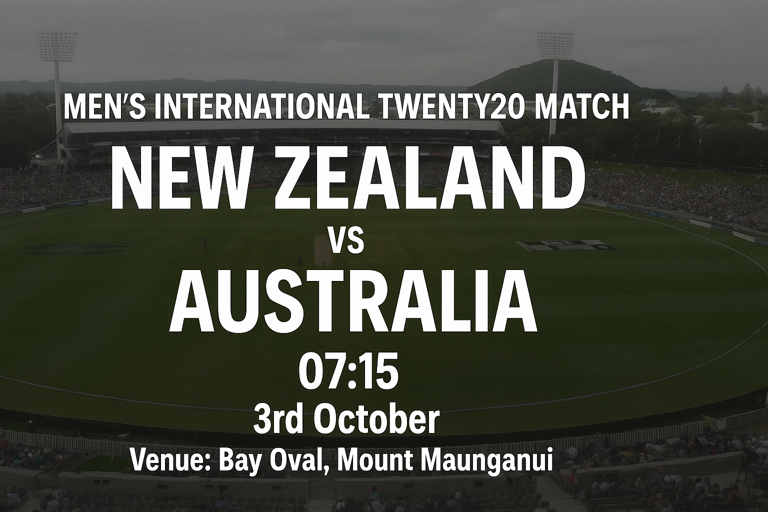 Read more about the article New Zealand v Australia – 3 October – Preview & Prediction