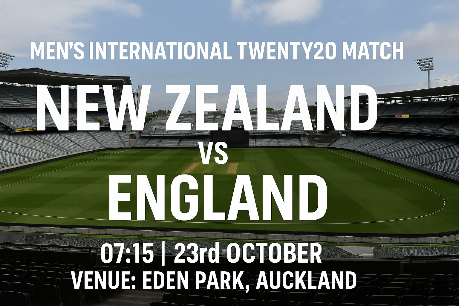 Read more about the article New Zealand v England – 23 October – Preview & Prediction