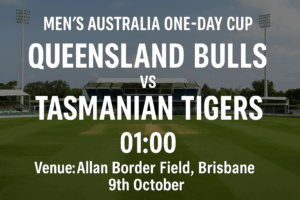 QLD vs TAS One-Day Cup Preview & Prediction 9th october 25