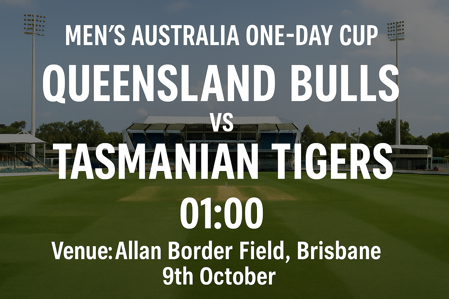 Read more about the article Queensland Bulls v Tasmanian Tigers – 9 October – Preview & Prediction