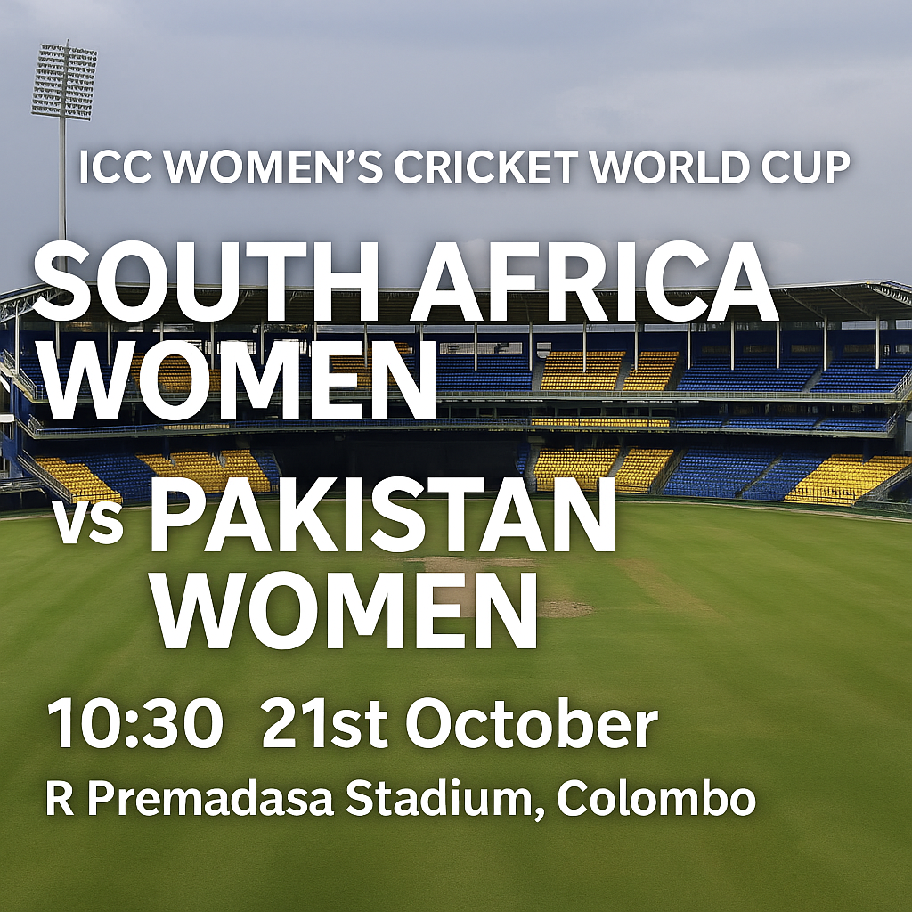 Read more about the article South Africa Women v Pakistan Women – 21 October – Preview & Prediction