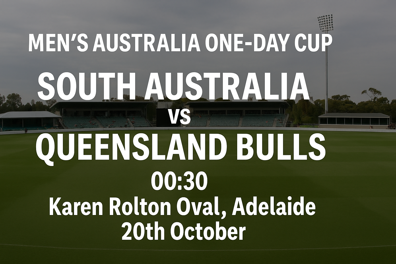 Read more about the article South Australia v Queensland Bulls – 20 October – Preview & Prediction