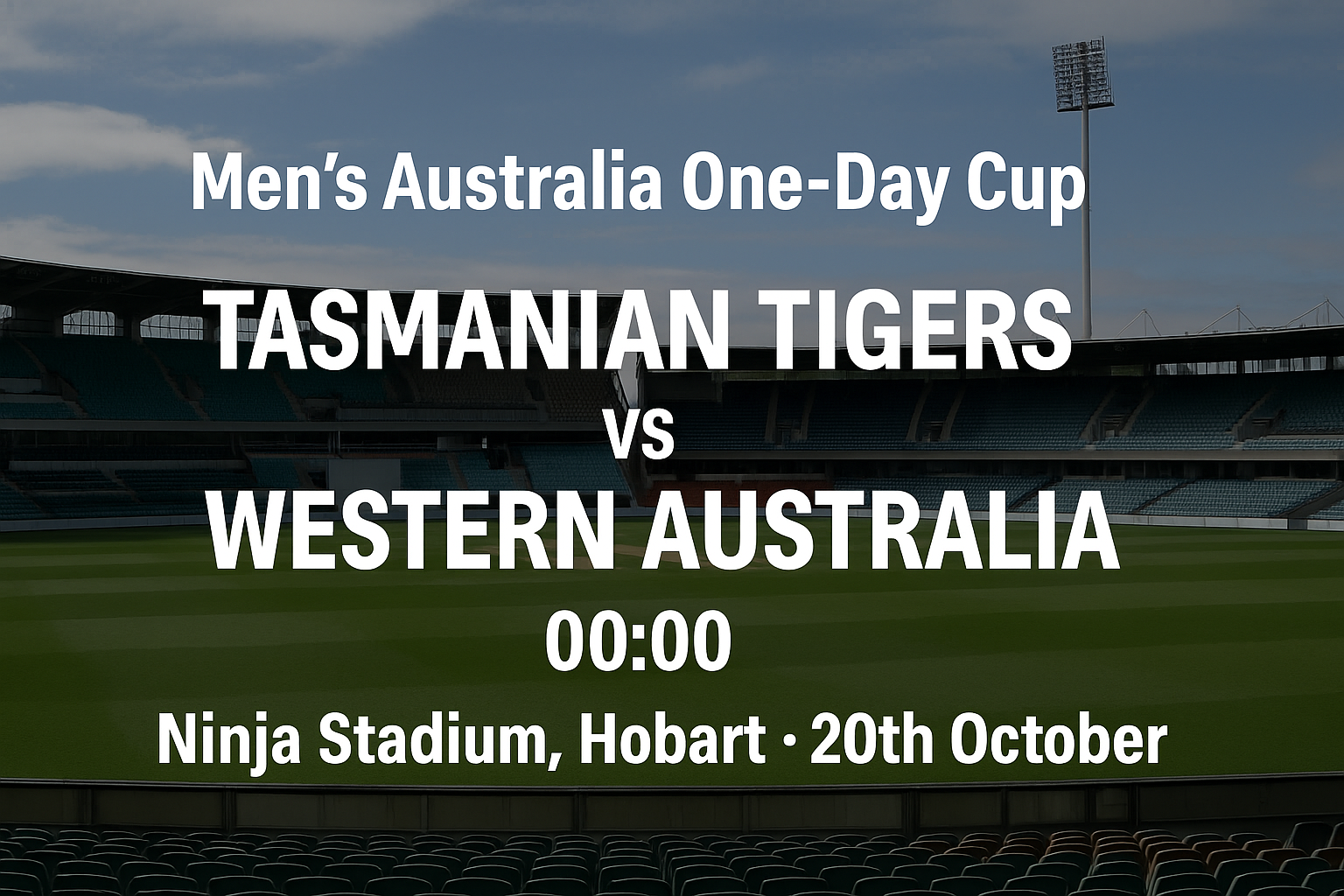 Read more about the article Tasmanian Tigers v Western Australia – 20 October – Preview & Prediction