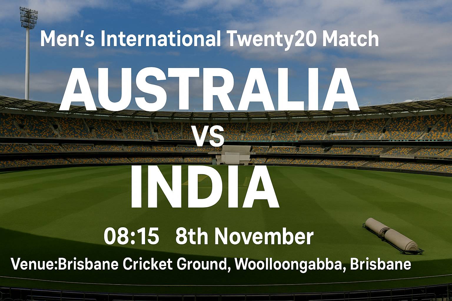 Read more about the article Australia v India – 8 November – Preview & Prediction