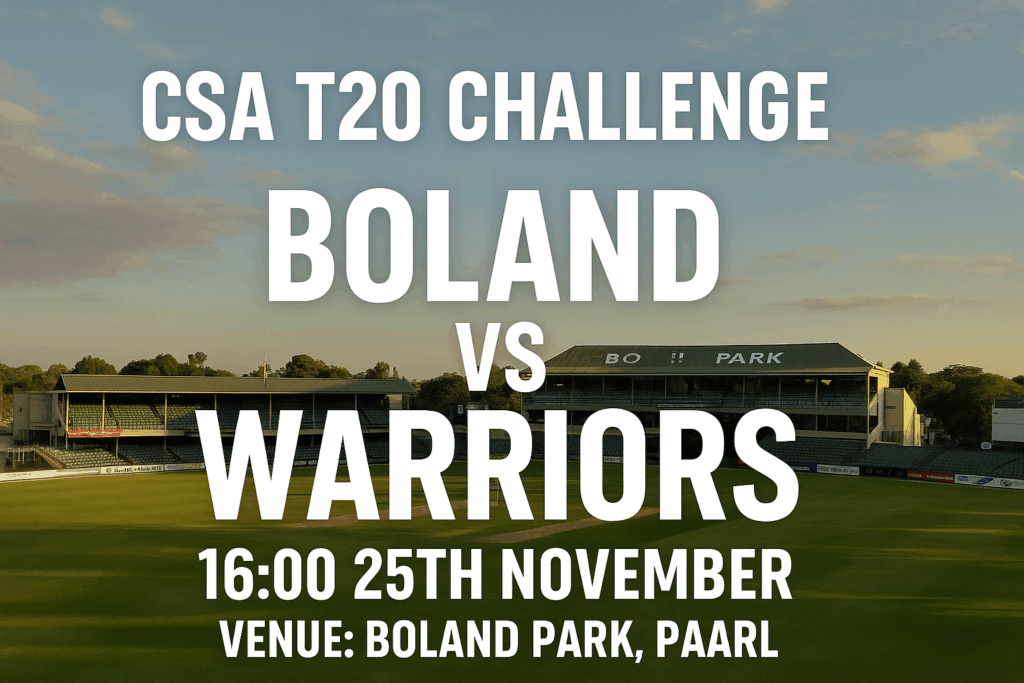 Boland vs Warriors T20 Preview — free download
