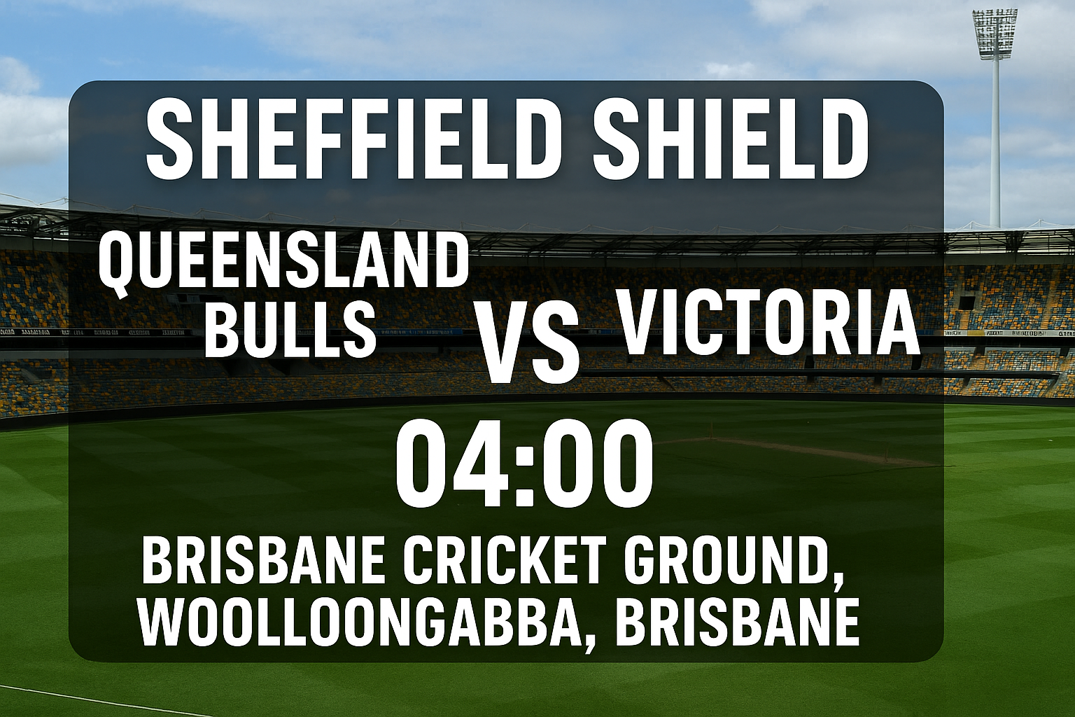 Read more about the article Queensland Bulls v Victoria – 22 November – Preview & Prediction