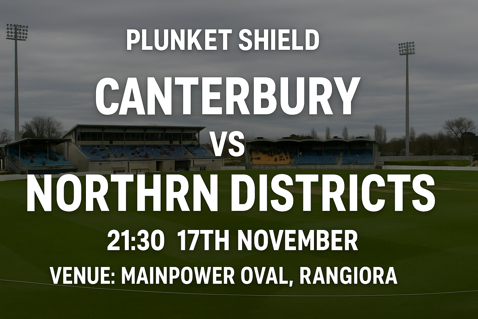 Read more about the article Canterbury v Northern Districts – 17 November – Preview & Prediction