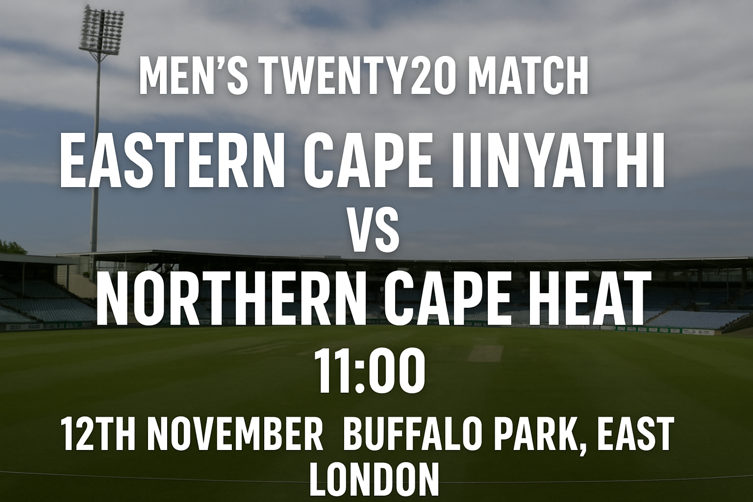 Read more about the article Eastern Cape Iinyathi v Northern Cape Heat – 12 November – Preview & Prediction