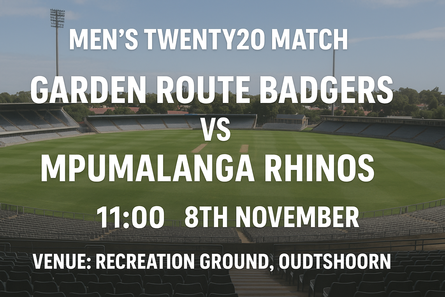 Read more about the article Garden Route Badgers v Mpumalanga Rhinos – 8 November – Preview & Prediction