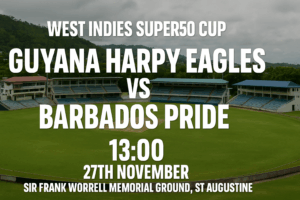 Harpy Eagles vs Pride Super50 Preview 27th November 25