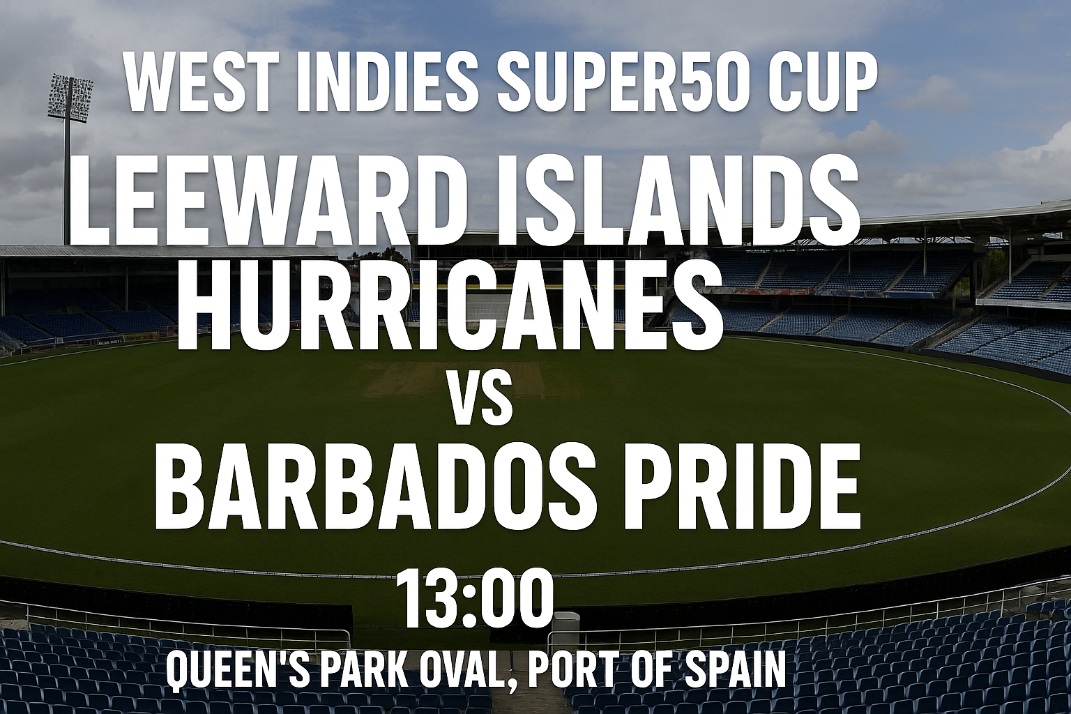 Read more about the article Leeward Islands Hurricanes v Barbados Pride – 21 November – Preview & Prediction