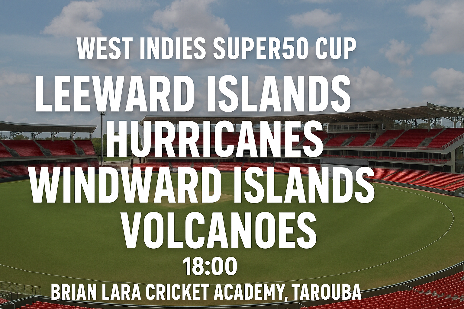 Read more about the article Leeward Islands Hurricanes v Windward Islands Volcanoes – 19 November – Preview & Prediction