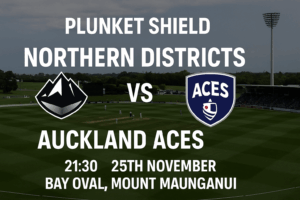 ND vs Auckland Aces Shield Preview 25th November 25