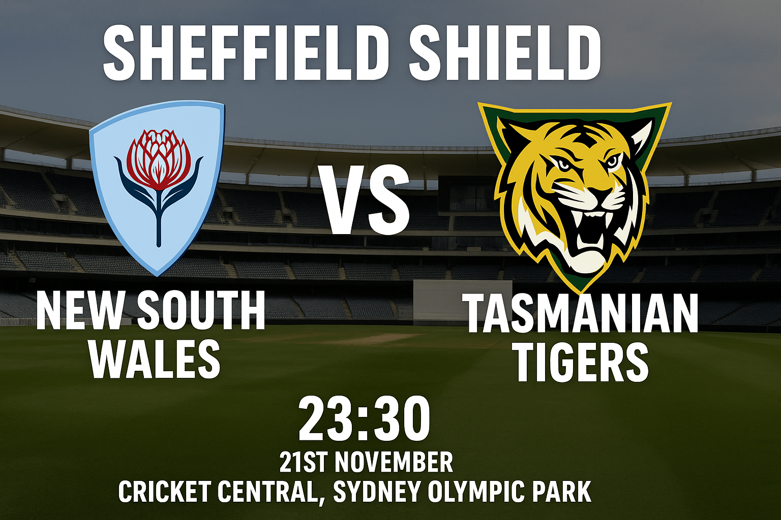 Read more about the article New South Wales v Tasmanian Tigers – 21 November – Preview & Prediction