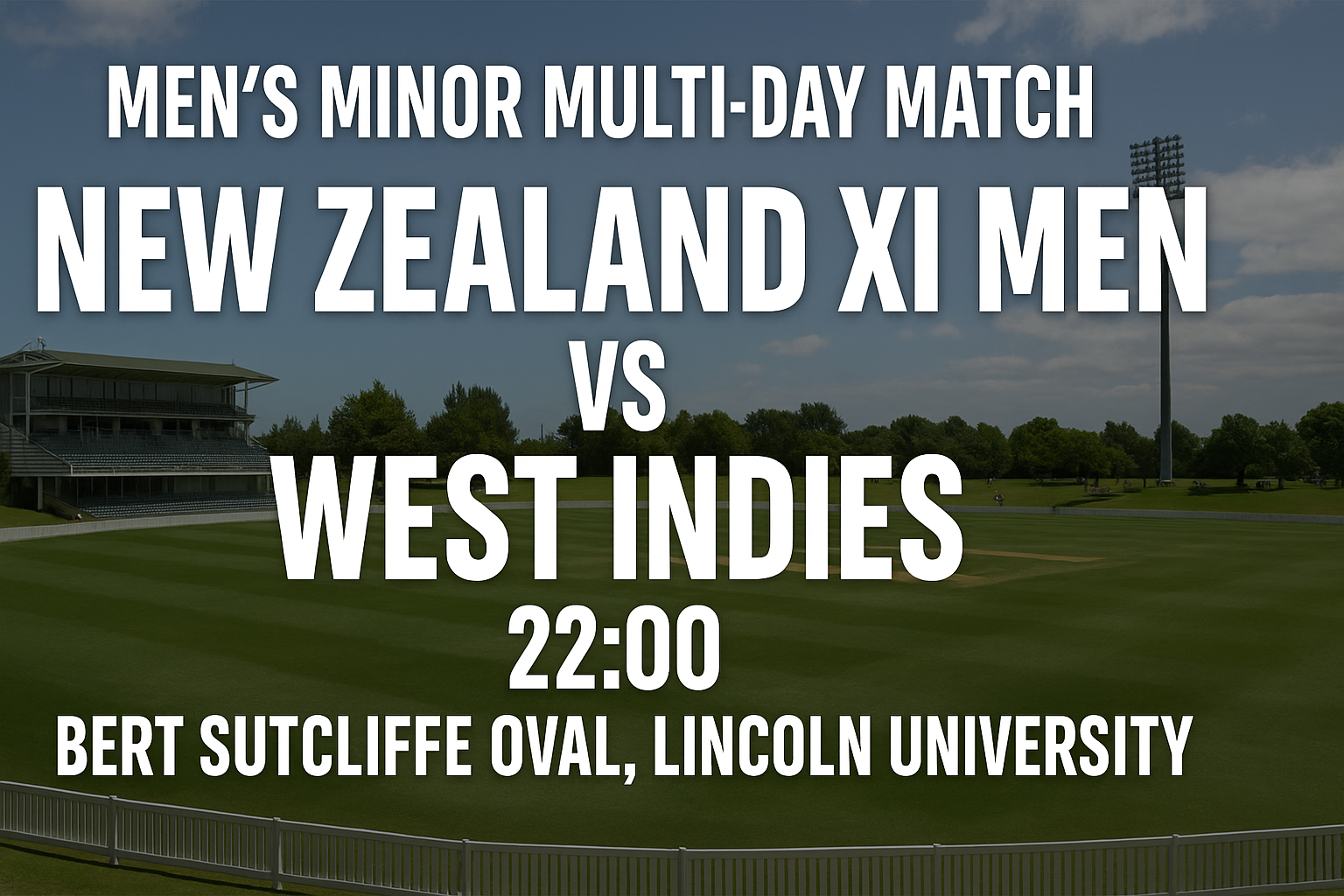 Read more about the article New Zealand XI Men v West Indies – 25 November – Preview & Prediction
