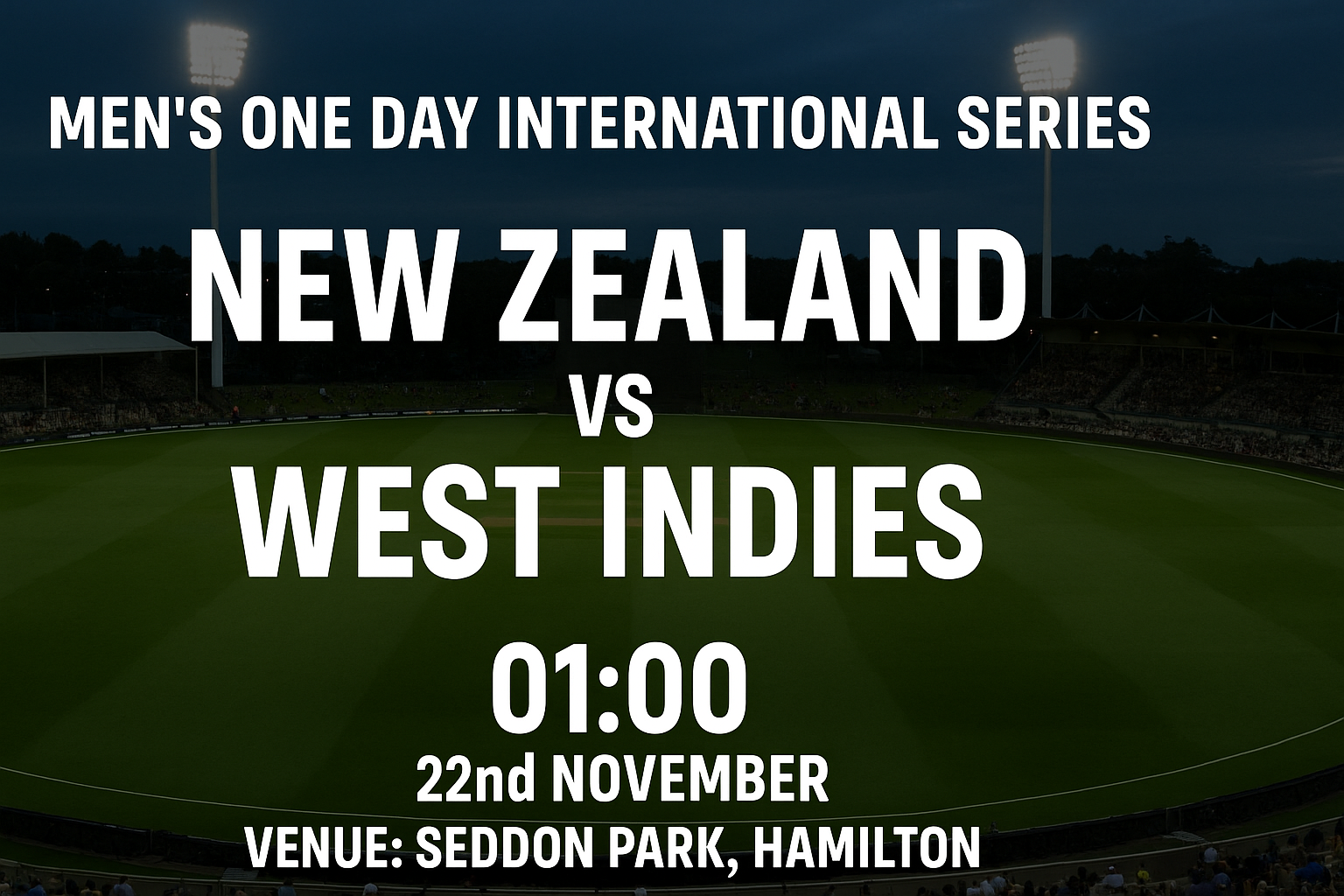 Read more about the article New Zealand v West Indies – 22 November – Preview & Prediction